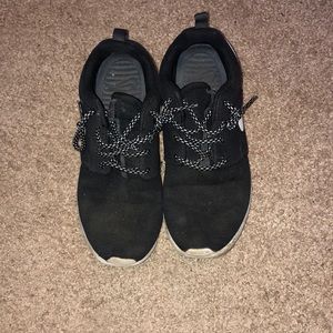 Nike Roshe Running Shoes Black Size 7